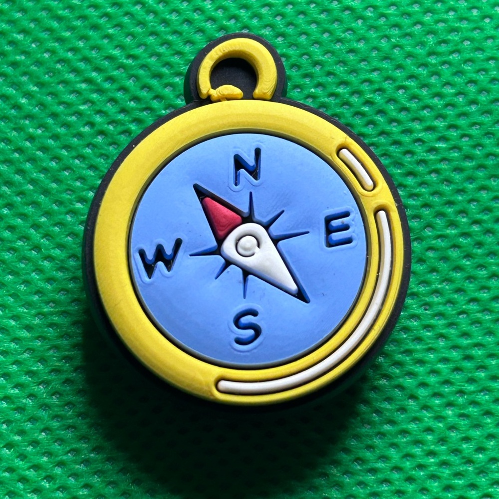 🌼 (5/$10 or 10/$15) NEW “I LOVE Camping” Croc Charm Collection Compass